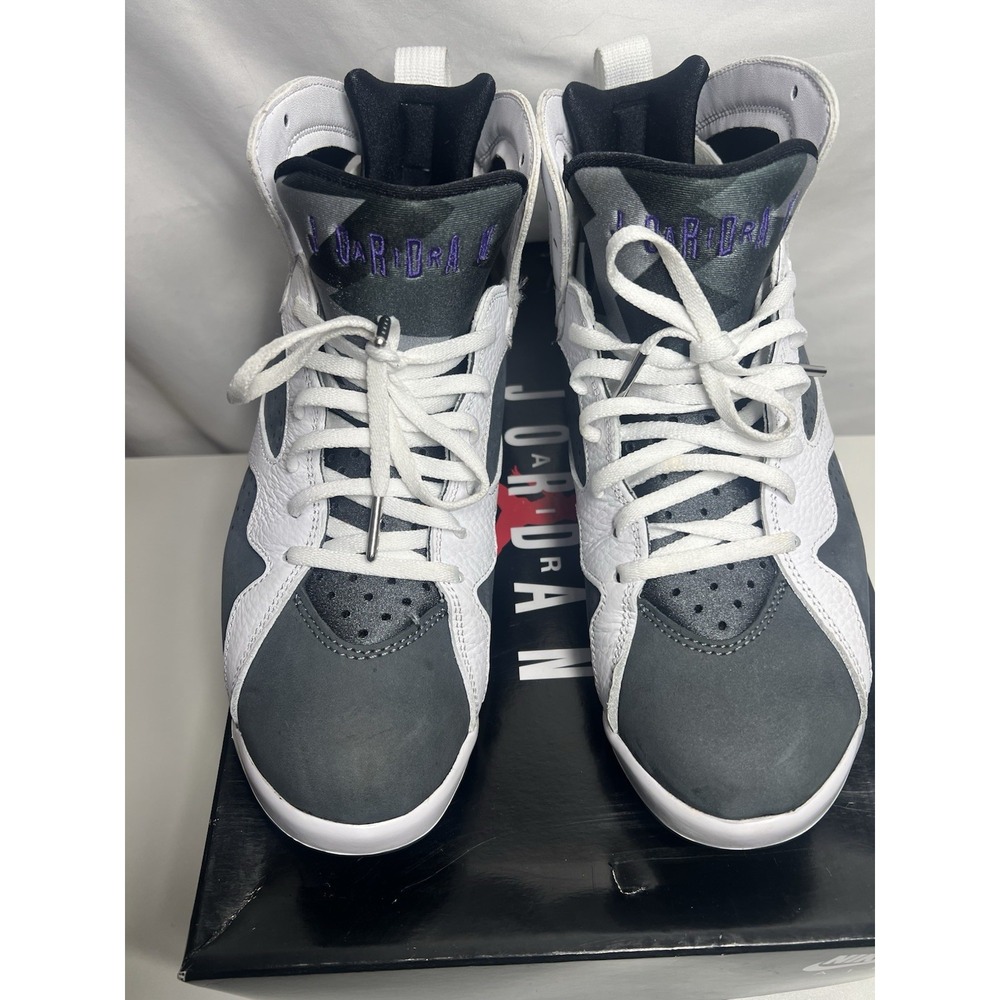 Nike Air Jordan 7 Retro "Flint" 2021 Mens Sz 8.5 CU9307-100 sneakers Shoes - Picture 5 of 16